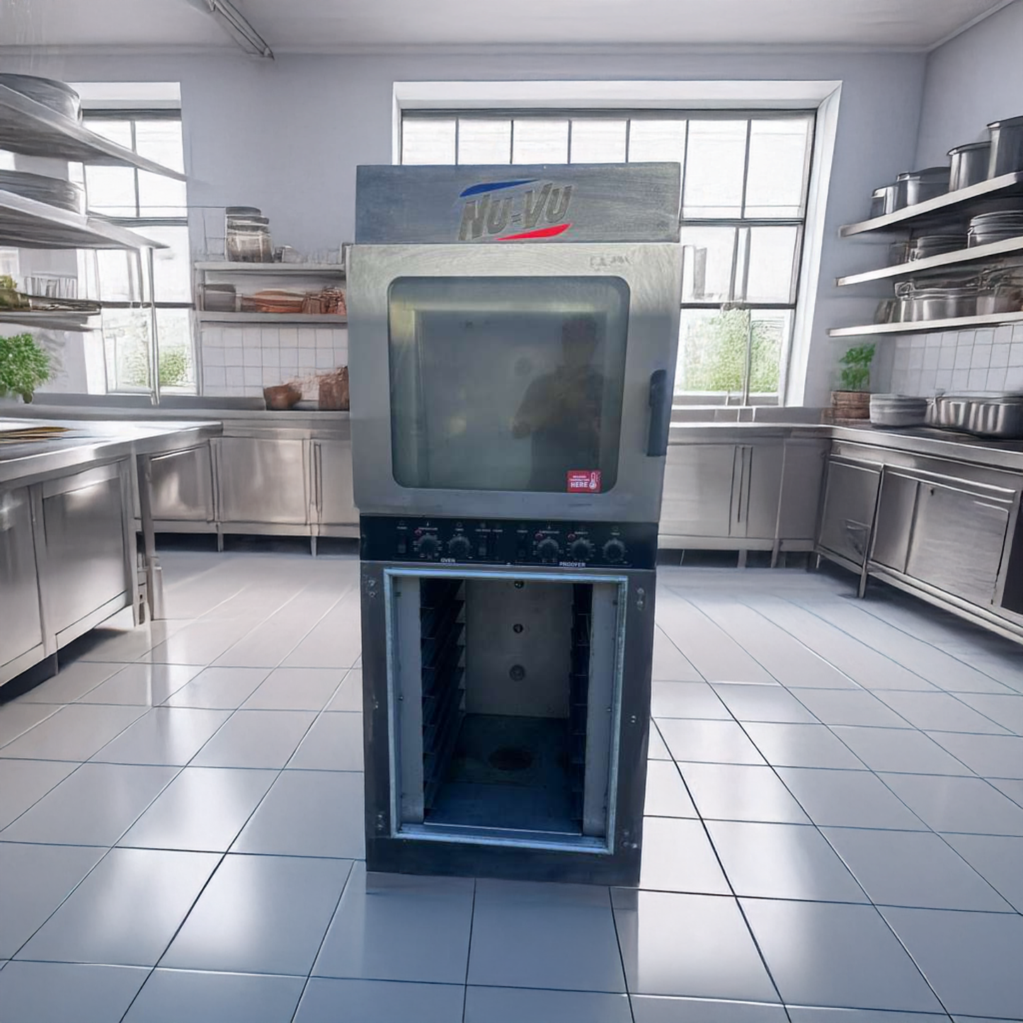 Immaculate Condition – Nu-Vu OP-4/8M Commercial Oven & Proofer Combo – 208V 3 Phase – Fully Tested & Operational!