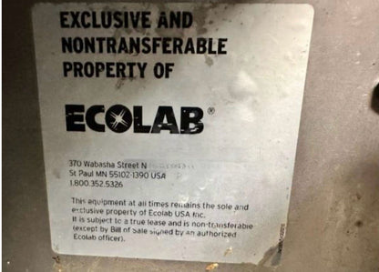 Exceptional Condition – CMA / Ecolab ES-2000 Energy Mizer – Commercial Dishmachine Heat Recovery System – UL & NSF Listed – Fully Tested & Operational