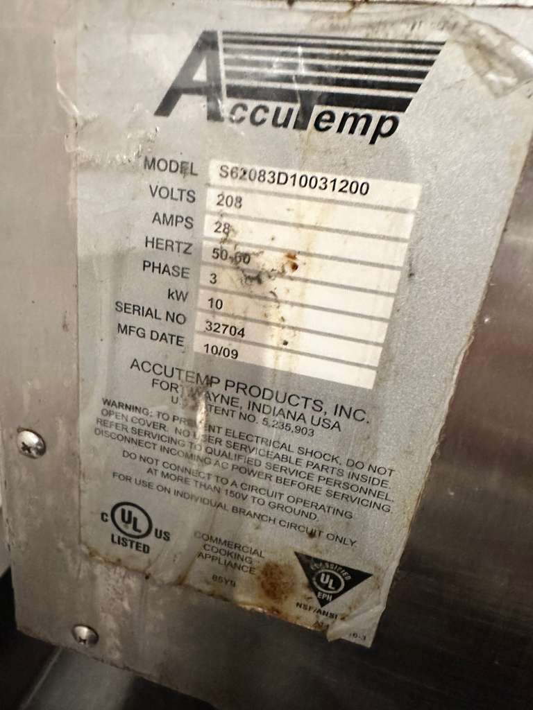 Pristine Condition – AccuTemp Steam ‘N’ Hold Countertop Steamer – Fully Tested & Working!