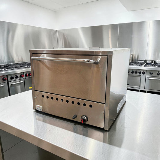 Outstanding Condition – Cooler Depot PO31 – 36" Commercial Natural Gas Pizza Deck Oven – Dual Hearth Decks – 25,000 BTU – 120°F–650°F – NSF Certified – Fully Tested & Operational!