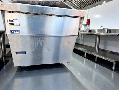 Superior Condition – Pitco Commercial Gas Fryer – Stainless Steel – Floor Model – Fully Tested & Operational!