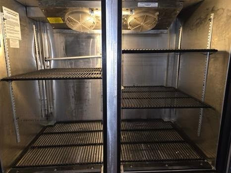 Professionally Maintained Condition – Glastender ND52-L6-GN(LR) – 52" Two Glass Door Back Bar Refrigerator – 115V – NSF & UL Listed – Fully Tested & Operational!