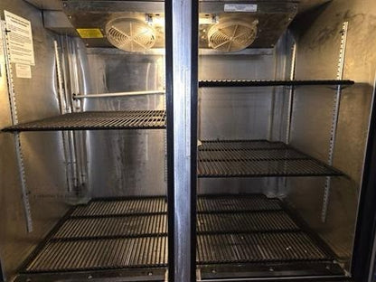 Professionally Maintained Condition – Glastender ND52-L6-GN(LR) – 52" Two Glass Door Back Bar Refrigerator – 115V – NSF & UL Listed – Fully Tested & Operational!