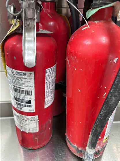 Prime Condition – Commercial 5 lb ABC Fire Extinguishers – 2A:10B:C Rating – UL Listed Safety Equipment – Restaurant & Kitchen Protection