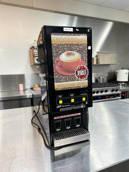 Outstanding Condition – Curtis Cafe Series Primo PC-3D-10-01 3 Station Cappuccino Machine – 3 Hoppers – 120V – Fully Tested & Operational!