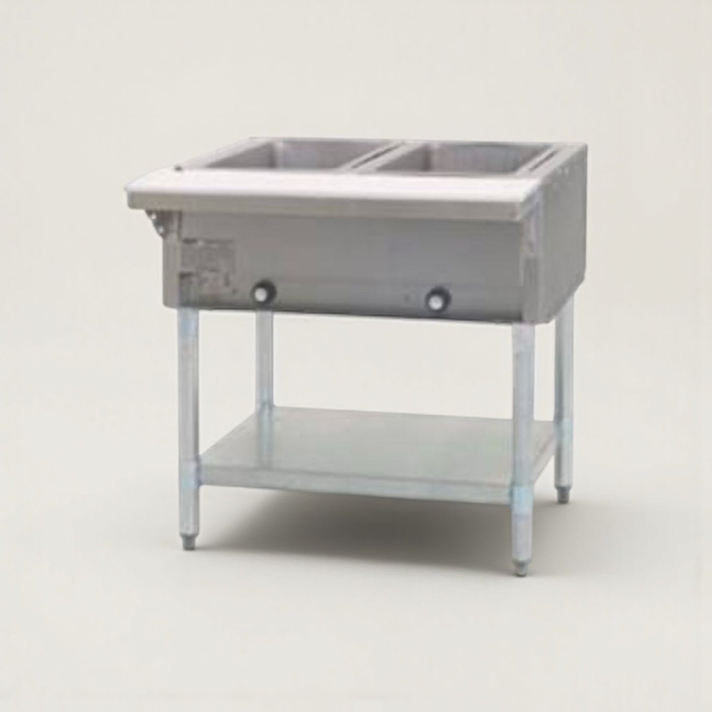 Elite Condition – Commercial Stainless Steel Dual Well Electric Hot Food Table – 2 Well Bain Marie – 115V – Fully Tested & Operational