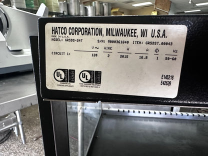 Outstanding Condition – Hatco GRSDS-24T Glo-Ray – 24" Three-Tier Commercial Heated Display Merchandiser – 120V – Fully Tested & Operational!