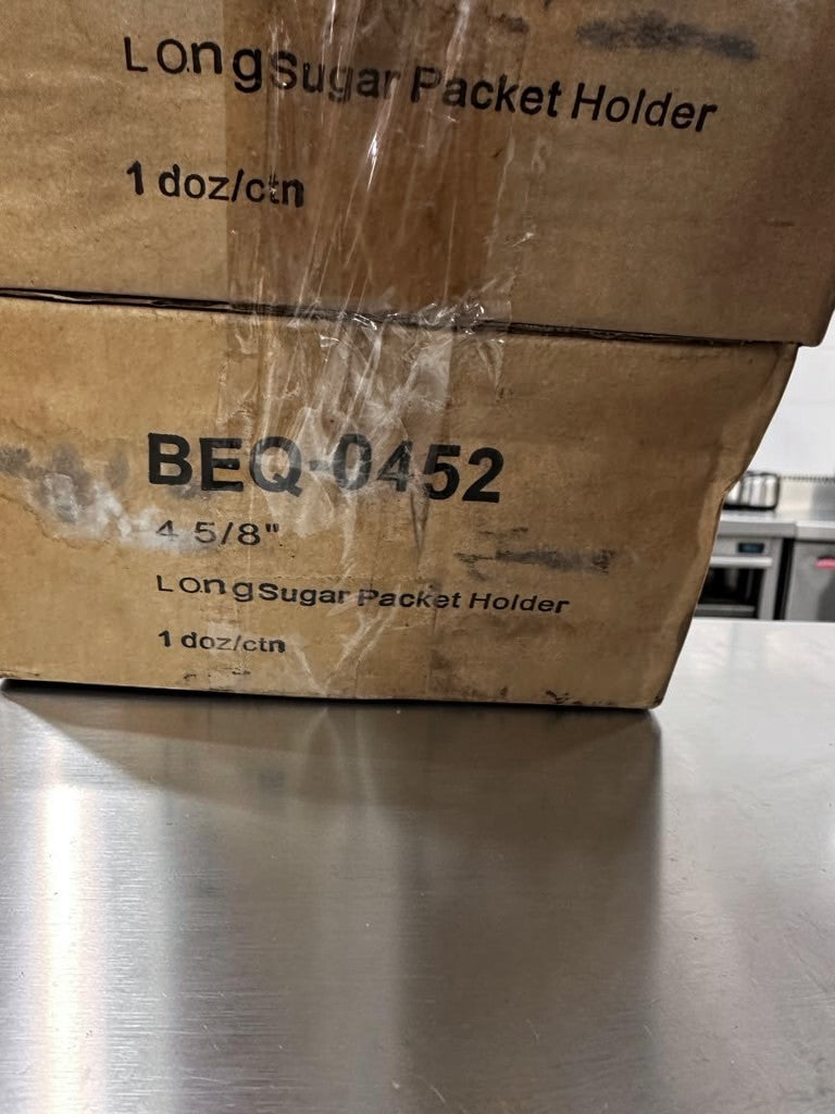 Brand-New Condition – Tuxton BEQ-0452 – Eggshell China Sugar Packet Holders / Caddies – 12 per Case – 36 Pieces Total – Ready for Immediate Service!
