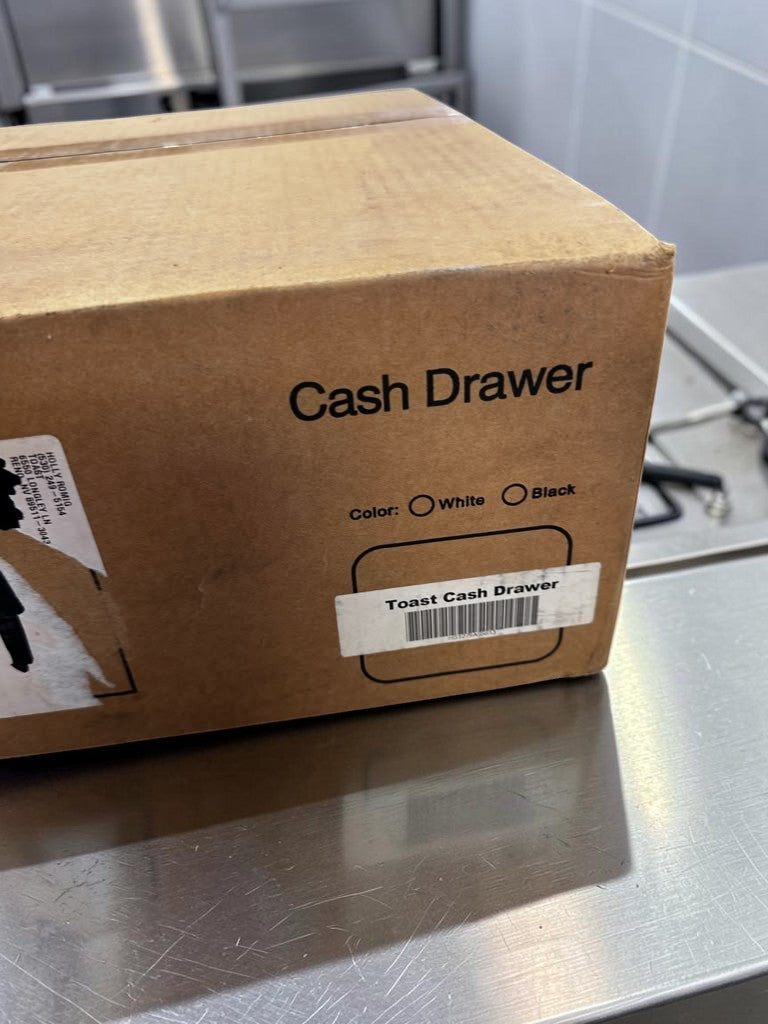 Brand New Condition – Toast Cash Drawer – Black POS Cash Register Drawer – 16" Commercial Cash Drawer – New in Box!