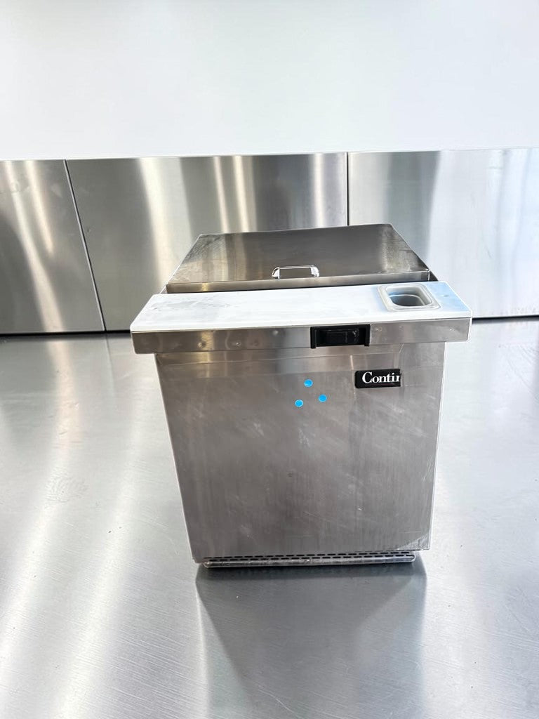 Superb Condition – Continental SW27N12M – 27" Mighty Top Refrigerated Sandwich & Salad Prep Table – 12 Pan Capacity – 115V – Fully Tested & Operational!