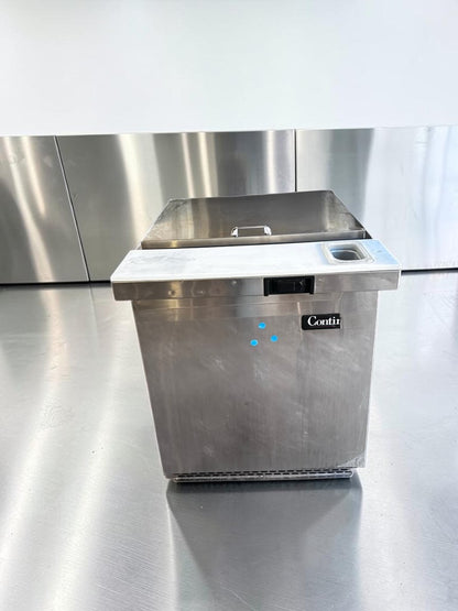 Superb Condition – Continental SW27N12M – 27" Mighty Top Refrigerated Sandwich & Salad Prep Table – 12 Pan Capacity – 115V – Fully Tested & Operational!