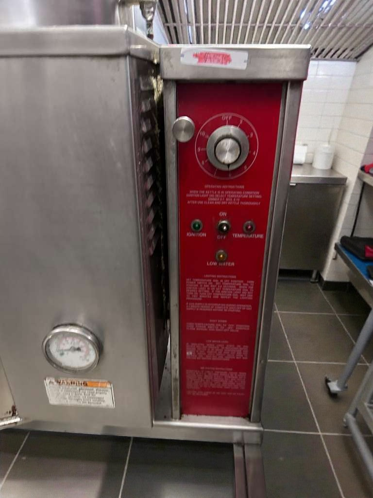 Like-New Condition – Cleveland Range 24GMK6200 – Commercial Gas Steam Kettle – Stainless Steel – NSF & CSA Certified – Fully Tested & Operational