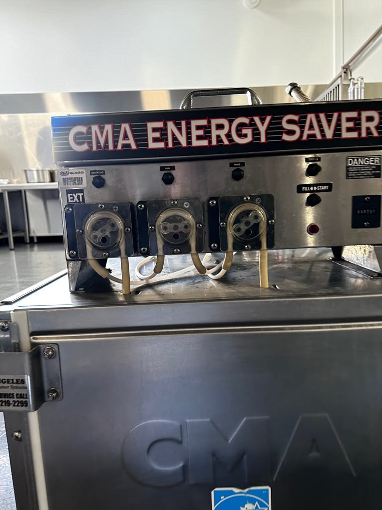 Exceptional Condition – CMA Dishmachines EST-AH2 Energy Mizer® – Commercial Low-Temperature Door-Type Dishwasher – 40 Racks/Hour – 115V – Fully Tested & Operational!