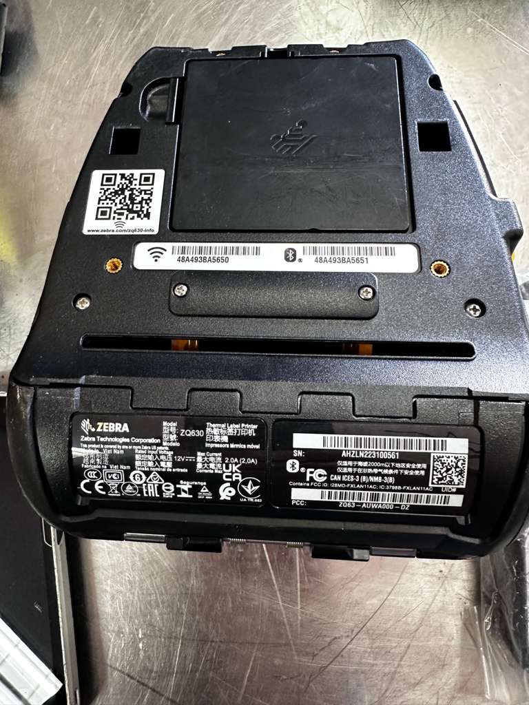 Elite Condition – Zebra ZQ630 Mobile Thermal Label Printer System Lot – Dual Printer Package – Fully Tested & Operational!
