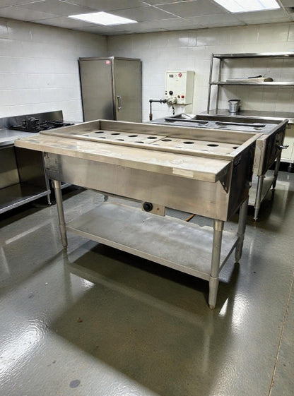 Premium  Condition – Eagle Group WT3-240 Electric Steam Table – 240V / Single Phase – Fully Tested & Working!