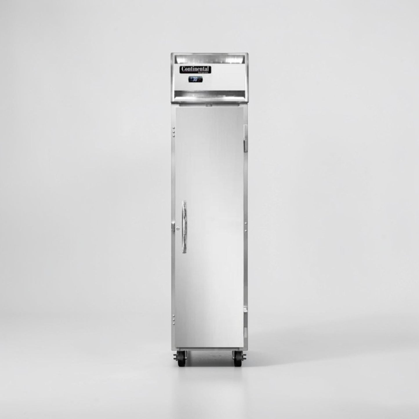 Superior Condition – Continental Refrigerator 1RSE-N – 18" Narrow Reach-In Refrigerator – One Section – Stainless Steel – 115V – Fully Tested & Operational!