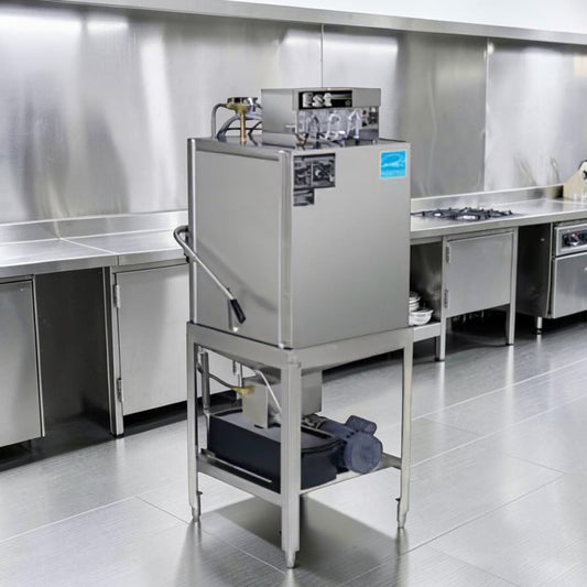 Exceptional Condition – CMA Dishmachines EST-AH2 Energy Mizer® – Commercial Low-Temperature Door-Type Dishwasher – 40 Racks/Hour – 115V – Fully Tested & Operational!