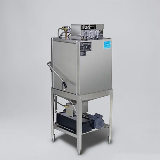 Exceptional Condition – CMA Dishmachines EST-AH2 Energy Mizer® – Commercial Low-Temperature Door-Type Dishwasher – 40 Racks/Hour – 115V – Fully Tested & Operational!