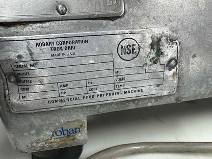 Professional Condition – Hobart Commercial Manual Meat Slicer – NSF Listed – Made in USA – Fully Tested & Operational!