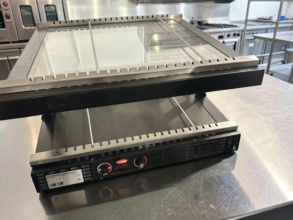 Immaculate Condition – Hatco GR3SDH-27 Glo-Ray® – 27" Self-Service Countertop Heated Glass Display Warmer – 2 Display Levels – 120V – 997W – Fully Tested & Operational!
