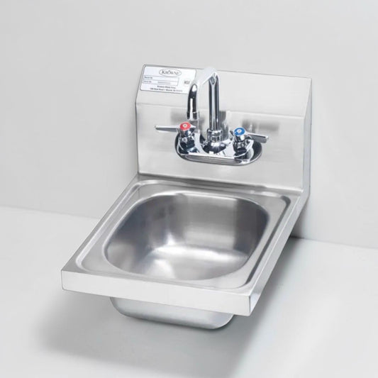 Elite Condition – Krowne HS-9L Wall Mount Commercial Hand Sink – 9 3/4" x 11 3/4" Bowl – Low Lead Faucet – NSF Certified – Fully Functional!