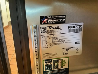 Elite Condition – True TUC-48-HC Undercounter Refrigerator – 48” Commercial Stainless Steel Worktop Fridge – Made in USA – Fully Tested & Operational!