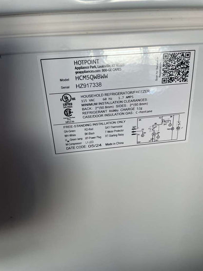Immaculate Condition – Hotpoint Chest Freezer -  115V /  60 Hz - Fully Tested & Working!