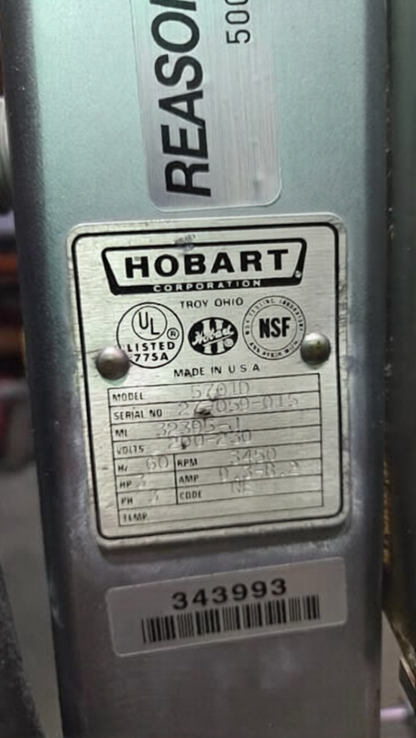 Excellent Condition – Hobart 5701D – Commercial Meat Saw – 500V – 3 Phase – UL & NSF Listed – Fully Tested & Operational!