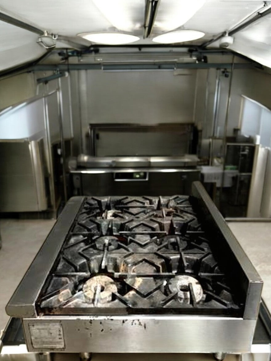 Excellent Condition – Wolf AHP636 36" Gas Hotplate (6 Burners) – Natural Gas – Tested & Working