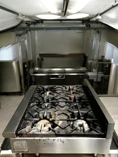 Excellent Condition – Wolf AHP636 36" Gas Hotplate (6 Burners) – Natural Gas – Tested & Working