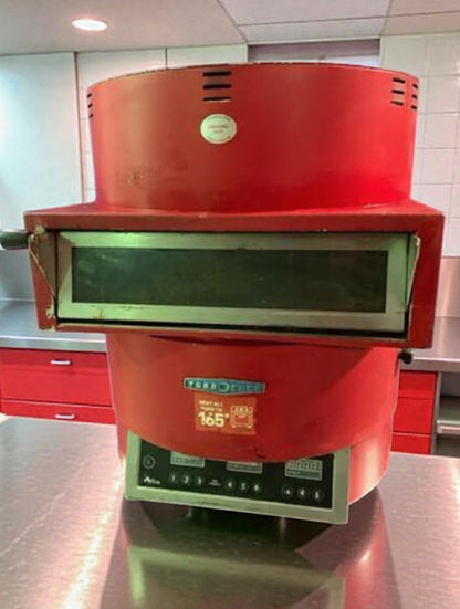 Premium Condition – TurboChef FIRE Countertop Pizza Oven – Single Deck – 208–240V / 1PH – Red – UL Listed – Fully Tested & Operational!