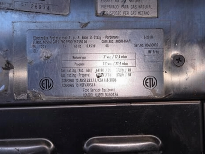 Like-New Condition – Electrolux Professional AOS061GAP1 (Stacked) – Commercial Combi Oven – Gas – UL Listed – Fully Tested & Operational!